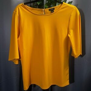Ann Taylor Yellow blouse small